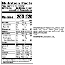 Near east herbed chicken couscous nutrition. Near East Couscos Mix Herbed Chicken Pack Of 12 Boxes Pricepulse