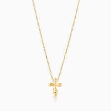 Dainty layered choker necklace 14k gold plated handmade medallion coin cross pendant necklace simple cute jewelry gift for women girls 4.0 out of 5 stars 335 $13.99 $ 13. Cross Necklaces Pendants Tiffany Co