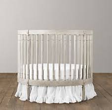 Ellery Round Crib And Mattress Restoration Hardware Baby 1249 Round Cribs Cribs Round Baby Cribs