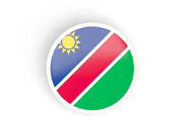 Based on close looks on the cia factbook website. Round Concave Icon Illustration Of Flag Of Namibia
