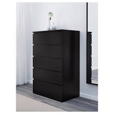 Ikea koppang dark brown 6 drawer dresser assembly youtube. Malm Black Brown Chest Of 6 Drawers 80x123 Cm Ikea