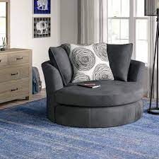 51 barrel chairs with statement piece potential in 2021 swivel barrel chair barrel chair swivel chair living room