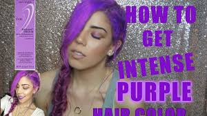 I for one am the type of girl that loves coloring my hair. I Dyed My Hair Purple How To Get Purple Hair W Ion Radiant Orchid Youtube