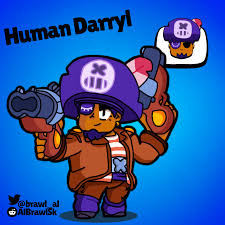 Super activates shield which reduces damage by 30% for 3.5 seconds. Human Darryl Fanart Brawlstars