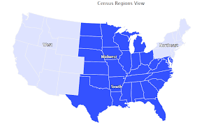 Geographic reference map of the u.s. Us Map Showing States Merged To Show As The Regions Issue 80 Highcharts Map Collection Dist Github