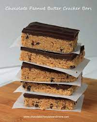 Chocolate Peanut Butter Cracker Bars Chocolate Chocolate And More Desserts No Bake Treats Peanut Butter Recipes