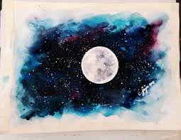 I paint 4 quick watercolor sky and cloud studies to brush up on my sky painting techniques. Easy Watercolor Painting Moon Novocom Top
