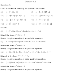 Class 10 maths ncert solutions are explained in step by step manner and available in pdf format. Ch 4 Quadratic Equations Maths Class 10 Ncert Solutions Download Ncert Books Solutions Cbse Online Guide Syllabus Sample Paper