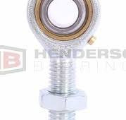 POS8L 8mm Male Rod End/Rose Bearing M8 Left Hand (Pack of 1, With Nut)
