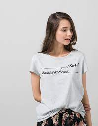 Maybe you would like to learn more about one of these? T Shirts Woman Woman Bershka Algerie Womens Shirts Shirts For Girls T Shirts For Women