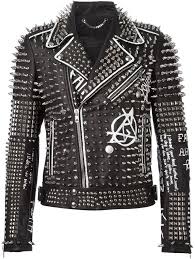 Black And Gold Leather Jacket Mens Shopstyle Jackets Men Fashion Punk Jackets Leather Jacket Men