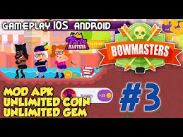 Pelea en las batallas más sangrientas de la historia y ¡conviértete en el mejor arquero de todos en bowmasters! Video Bowmasters Android