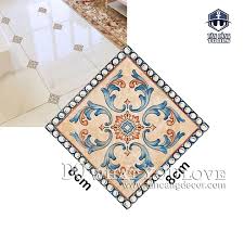 Combo 10 Miếng Decal Hoa Văn Gạch Bông Nghệ Thuật 8x8 Cm Mẫu 1