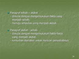 Artinya tidak tergantung anak kalimat, induk kalimat bisa tetap berdiri sendiri. Paragraf Pengandaian Perbandingan Pertentangan Dan Sebab Akibat Ppt Download
