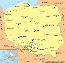 Mer baltique, baie de gdańsk. Pologne Cartes Et Informations Sur Le Pays