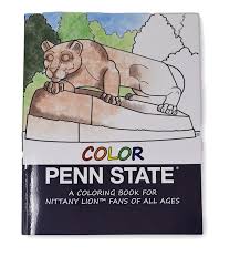 Megan elmer chats with visitors as they browse her coloring book, color penn state, on wednesday outside of old state clothing co. Penn State Coloring Book Nittany Lions Psu