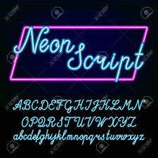 Alphabet type is a font production and type technology studio from berlin offering tools and services for type designers and foundries. Neonrohre Alphabet Schriftart Hand Gezeichnet Script Type Buchstaben Und Zahlen Auf Einem Dunklen Hintergrund Lizenzfrei Nutzbare Vektorgrafiken Clip Arts Illustrationen Image 61054742
