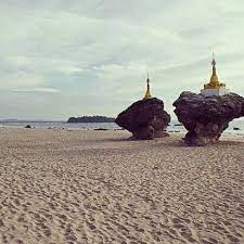 Ngwe Saung Beach Is The Second Beach Closest To Yangon And Known For Its Twin Rock Stupas More At Http Www Myanmar Travel Most Beautiful Beaches Beach Close