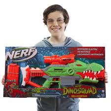 Triceratops is a herbivorous dinosaur. Nerf Dinosquad Rex Rampage Motorized Dart Blaster 10 Dart Clip 20 Nerf Darts Walmart Com Walmart Com