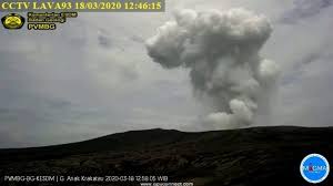 Detik detik gunung berapi krakatau meletus mengerikan krakatau volcano 17 oct 2018 dokumen by. Kembali Meletus Gunung Anak Krakatau Terakhir Erupsi 18 Maret 2020