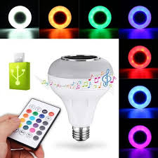 E27 12w Rgbw Usb Bluetooth Led Light Bulb Smart Music Play Lamp 24keys Remote Control Smart Light From Lights Lighting On Banggood Com Led Light Bulb Led Lights Smart Light Bulbs