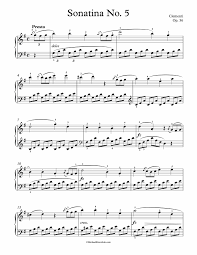 Mozart Piano Sonata In C Major K545 Sheet Music Piyano Panosundaki Pin