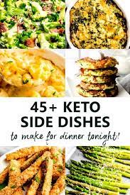 Easy Keto And Low Carb Vegetable Side Dish Recipes That Are Perfect To Serve With Chicken Vegetable Side Dishes Recipes Vegetable Side Dishes Steak Side Dishes