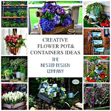 Plastic flower pots are light and easy to move, but not all look attractive. Creative Flower Pot Container Ideas The Nested Design Company