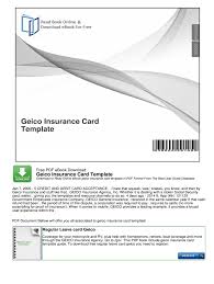 Geico Insurance Card Template Pdf Fill Online Printable With Fake Car Insurance Card Template Cumed Org Id Card Template Card Templates Free Card Template
