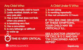 Without timely treatment, sepsis can rapidly lead to tissue damage, organ failure, and death. Symptoms Sepsis Alliance