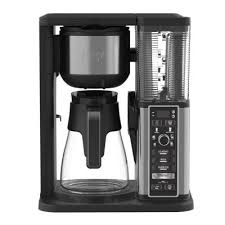 The next generation ninja coffee bar is a single serve and thermal carafe coffee system—complete with a built in frother that transforms hot or cold milk into silky smooth froth in seconds and a host of delicious coffee recipes you can create and enjoy, all from the comfort of home. Ninja Specialty Coffee Maker With Fold Away Frother And Glass Carafe Sam S Club