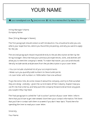 This is the perfect way to express how your specific skills are relevant to the open position. Cover Letter Templates For Your Resume Free Download