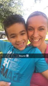 This may be my new favorite cardio workout‼️ AJ has declared Wednesday as  “Easton Park Sign Day”...1.5 miles to the sign...1.5 miles back‼️We run, we  jog, we walk, we skip, we do