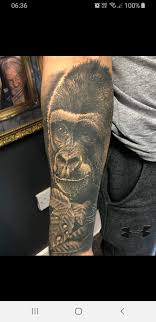 I know some will have a hard time receiving this teaching. Healed Realistic Gorilla By Ivan Sacara Done At New Testament Tattoo Leyland Uk Tattoos