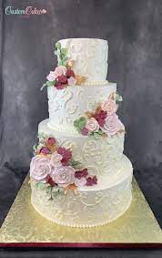 Pin On Wedding And Anniversary Cakes