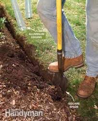Easily cut the coil with garden shears or utility included connectors adjoin ends of edging to create a seamless line. Garden Lawn Edging Ideas And Install Tips Diy Family Handyman