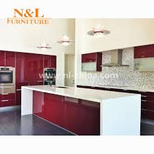 A beautiful design protected with aluminum edges to give you a. China High Gloss Red White Kitchen Cabinet China Kitchen Cabinets Kitchen Furniture