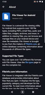 Oct 07, 2017 · file viewer plus is a file viewer and converter that supports over 300 different types of files, including documents, spreadsheets, presentations, images, compressed archives, audio and video, and more. File Viewer 4 0 2 Descargar Para Android Apk Gratis