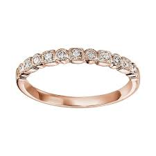 Free shipping on orders over $25 shipped by amazon. 14k Rose Gold Stackable Diamond Ring V Jewelers