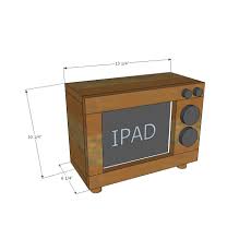 Tablet Or Ipad Holder Retro Tv Style Ipad Holder Retro Tv Ipad Holder Diy