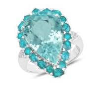 Pear Shaped Paraiba Ring