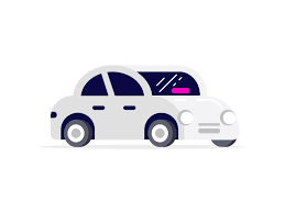 Hop In Flat Illustration Lyft Car Hopping