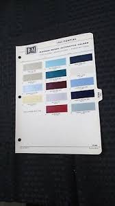 1965 65 Lincoln Continental Paint Color Chip Chart R M Sheet