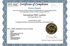 Accredited 170 Hour Online Tefl Certification Class With