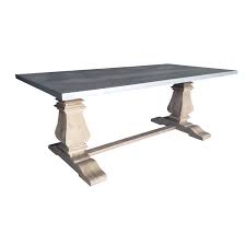 This beautiful farmhouse style dining table gets a new twist with an aged zinc top inlay and an old elm wood base with turned legs and an apron front. Zinc Top Rectangular Dining Table Buy Zinc Top Rectangular Dining Table Zinc Top Dining Table Zinc Dining Room Table Product On Alibaba Com