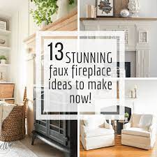Diy faux fireplace, step 2: 15 Stunning Diy Fake Fireplace Ideas To Make Now Twelve On Main