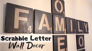 Maybe you would like to learn more about one of these? Diy Scrabble Letters Wall Art Craft Adventures Youtube