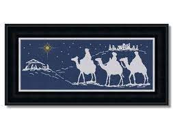 You can hang them as a set, with the angel flying above the holy family, the manger and the 3 wise men bearing gifts, to create an idyllic scene. Counted Cross Stitch Pattern Baby Jesus Christmas Nativity Bethlehem Chart Silhouette Easy Embroidery Design Pdf Diy Instant Download Cross Stitch Embroidery Cross Stitch Cross Stitch Borders