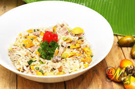 Salade De Jicama Parepous Et Poulet Boucane Recette En 2020 Cuisine Creole Poulet Salade