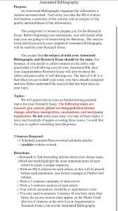 An example of annotated bibliography can help with your research paper. Annotated Bibliography Purpose An Annotated Bibli Chegg Com
